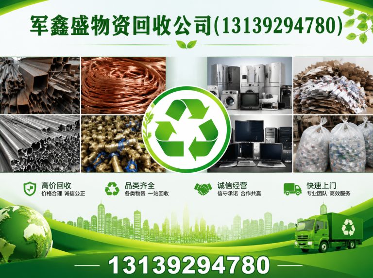 兰州新区兰州废旧物资回收展示图